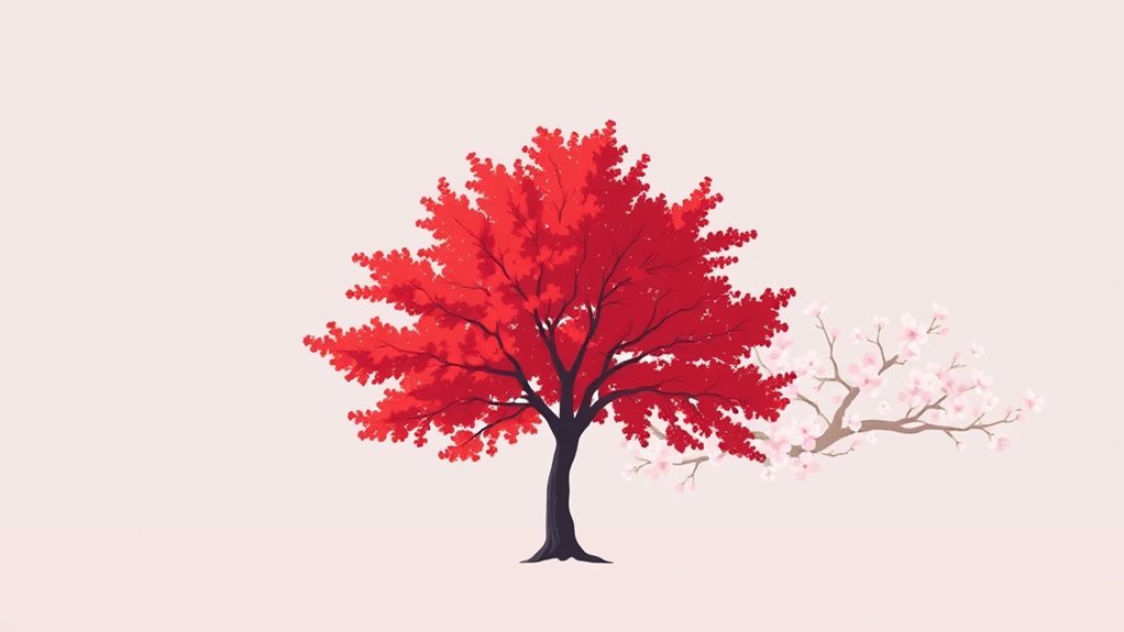 eastern redbud vs cherry blossom