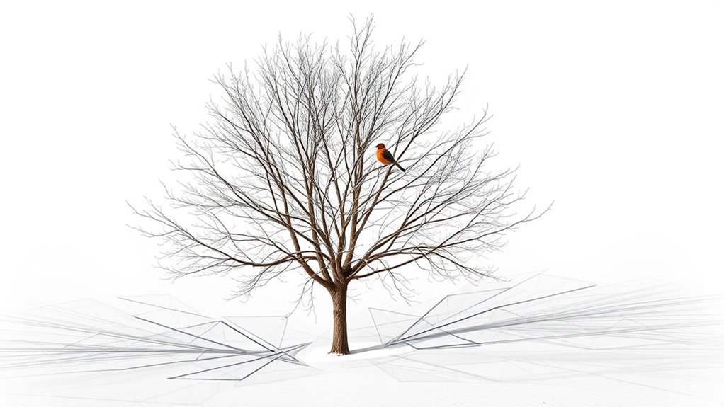 winter wildlife interactions observed